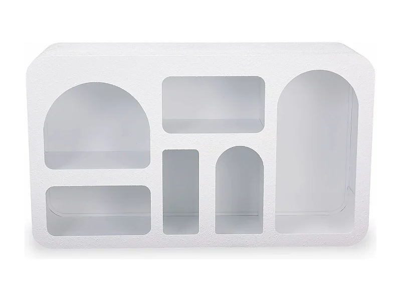 Buffet Navalor L130cm design arches style troglodyte Blanc