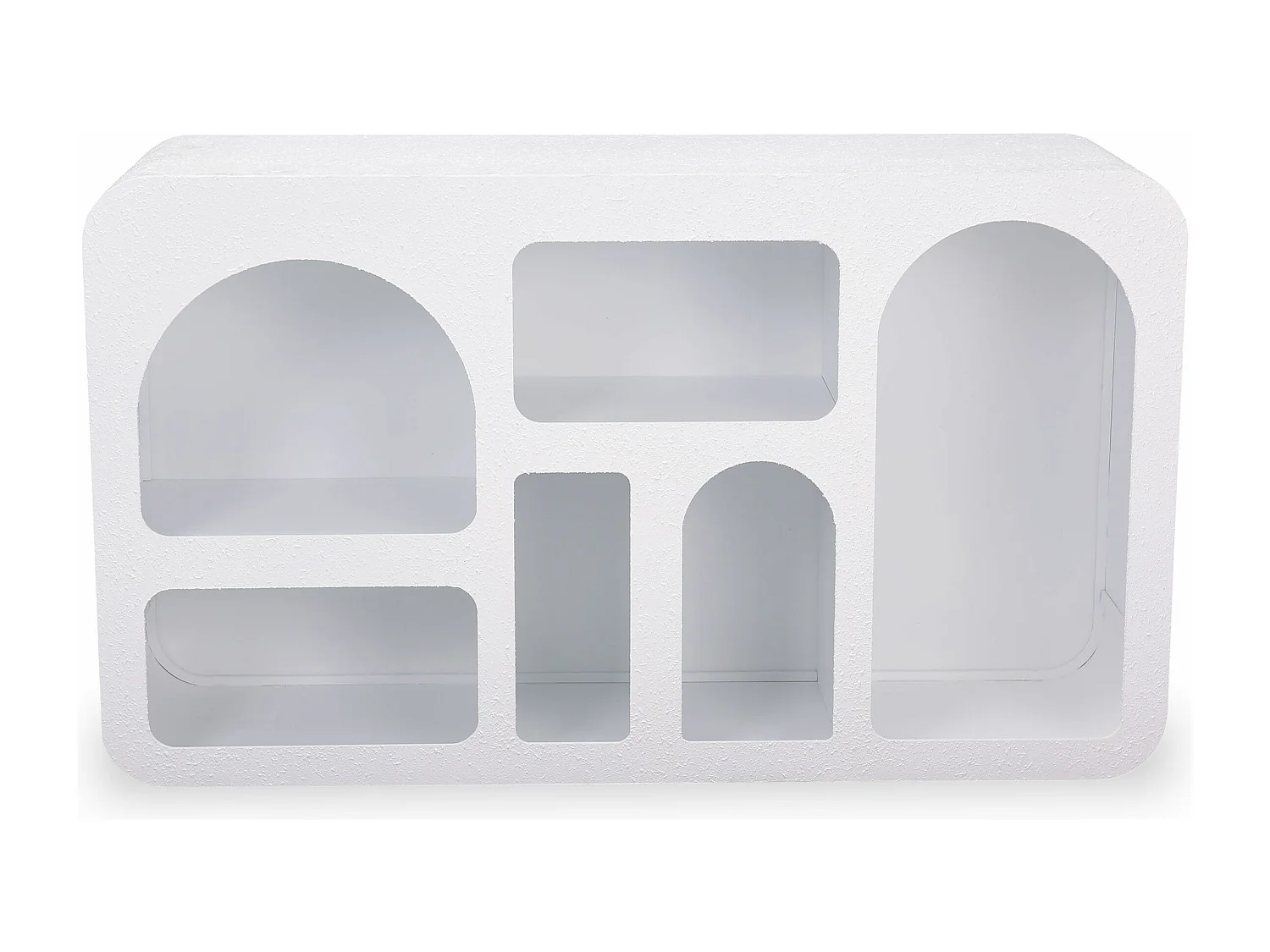 Buffet Navalor L130cm design arches style troglodyte Blanc