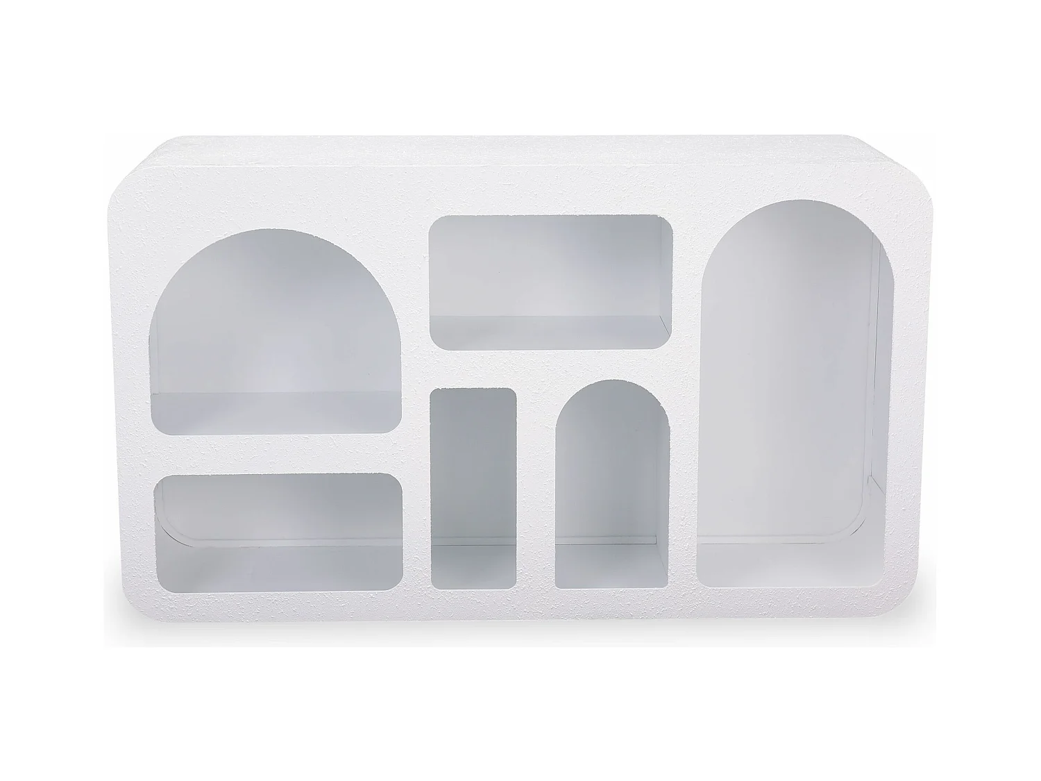 Buffet Navalor L130cm design arches style troglodyte Blanc