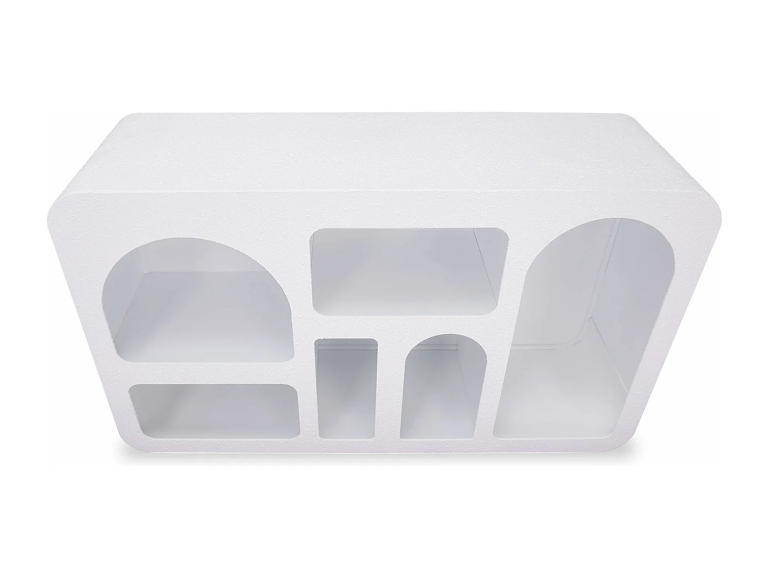 Buffet Navalor L130cm design arches style troglodyte Blanc