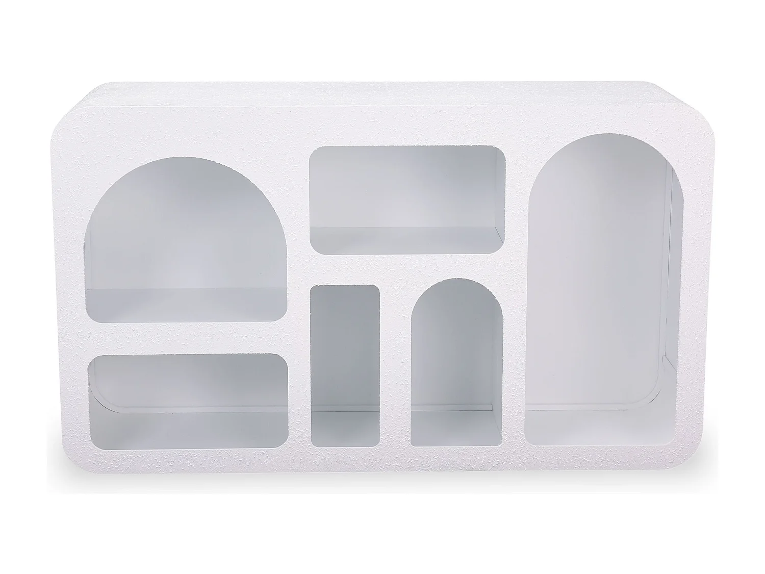 Buffet Navalor L130cm design arches style troglodyte Blanc