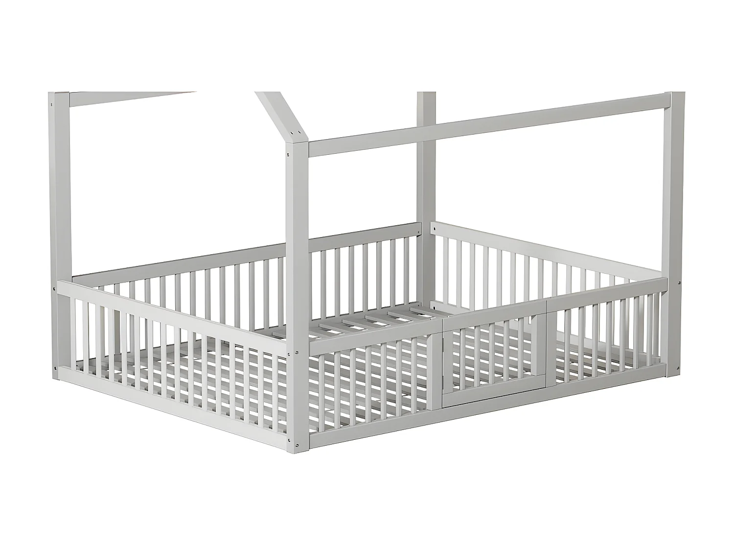 Cabinebed voor kinderen - 140x200cm - massief hout - Wit