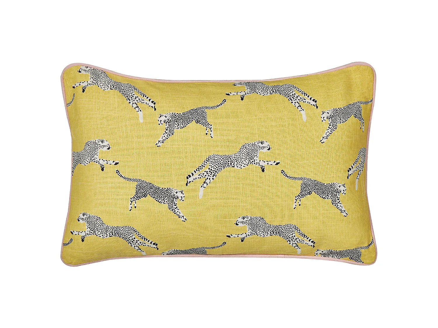 Dekokissen Tiermotiv Baumwolle gelb 30 x 50 cm 2er Set ARALES