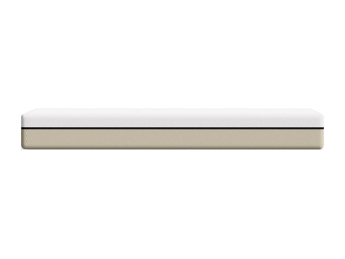 Matelas 90x190 cm Hybride à ressorts ensachés et mémoire de forme - 25 cm - Spring Elite