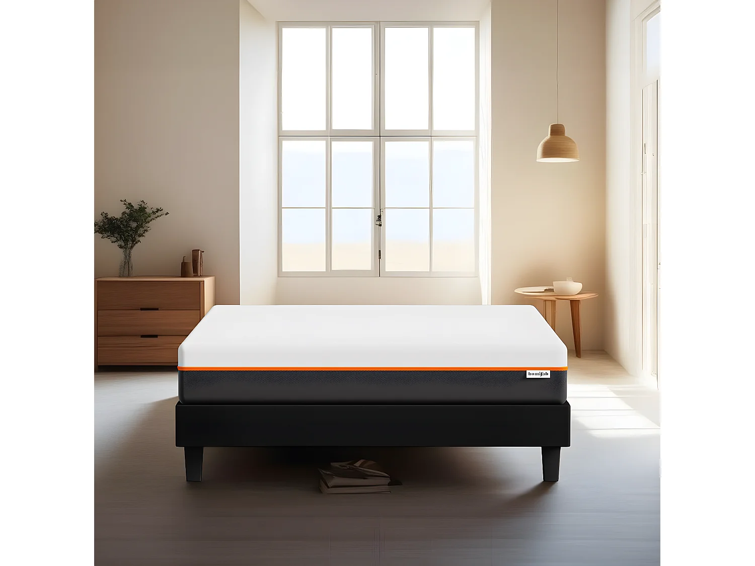 Matelas 140x190 cm mousse gel à mémoire de forme, double confort - 22 cm - Dual Confort