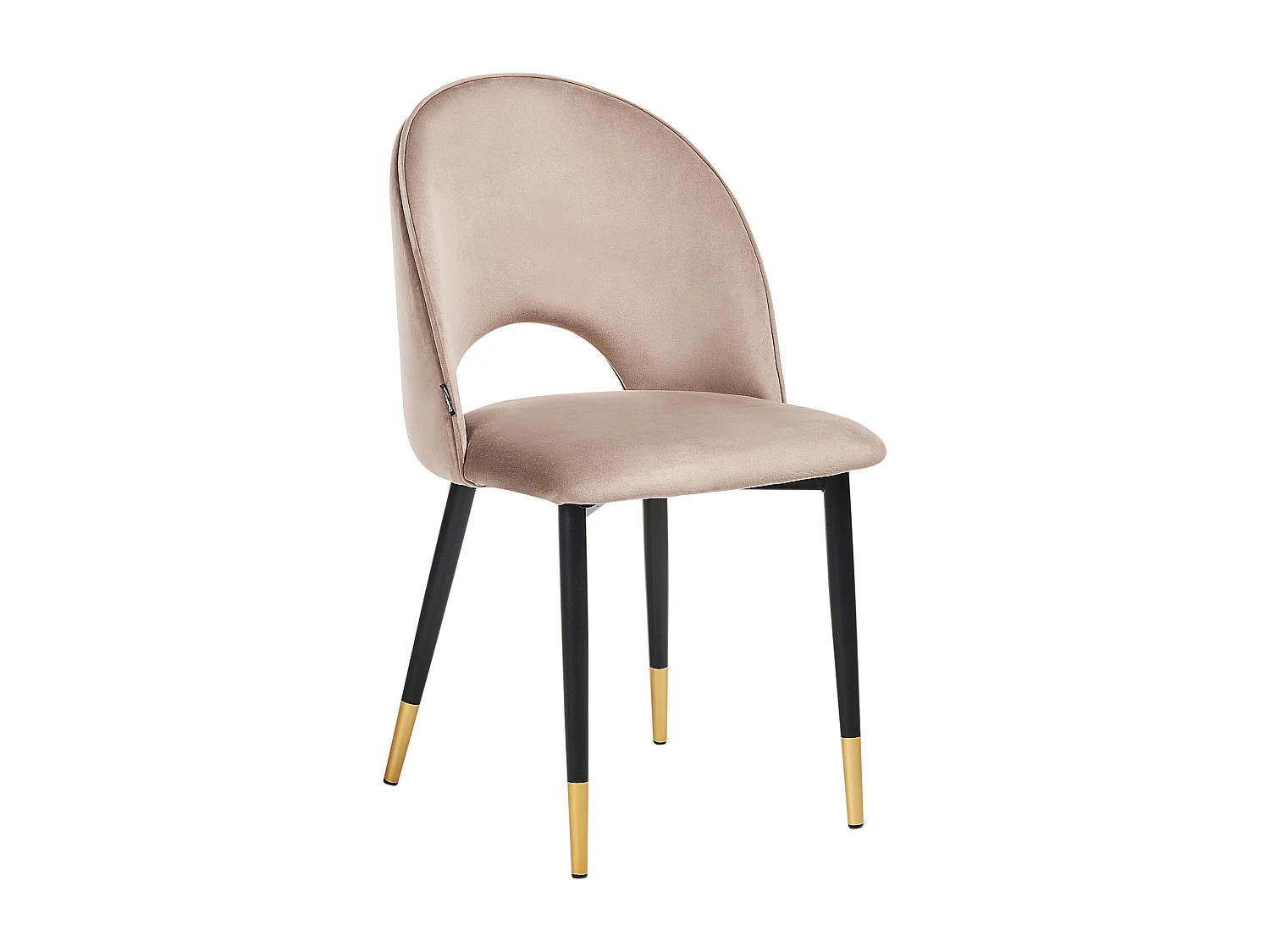 Set van 2 eetkamerstoelen MAGALIA Fluweel Taupe