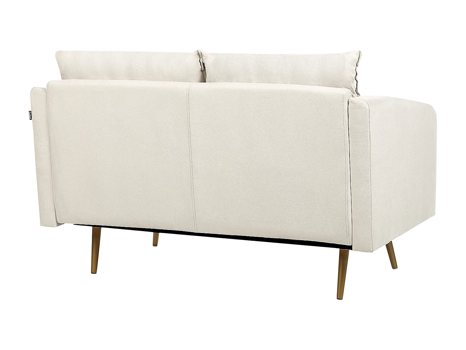 Canapé 2 places MAURA Tissu Beige clair