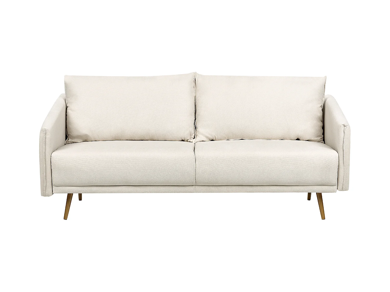 Canapé 3 places MAURA Tissu Beige clair