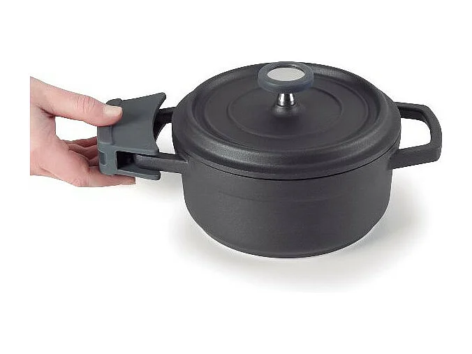 Lacor Cocotte ovale en fonte émaillée 31cm noir - 25935