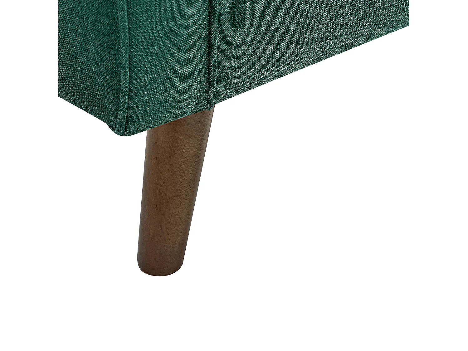 Sofá LOKKA Tecido Verde escuro 2 lugares