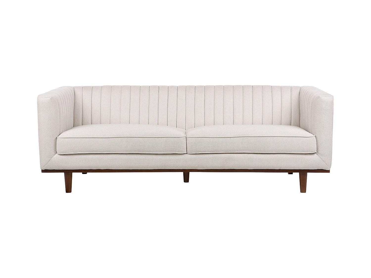 Canapé 3 places SKAULE Tissu Beige