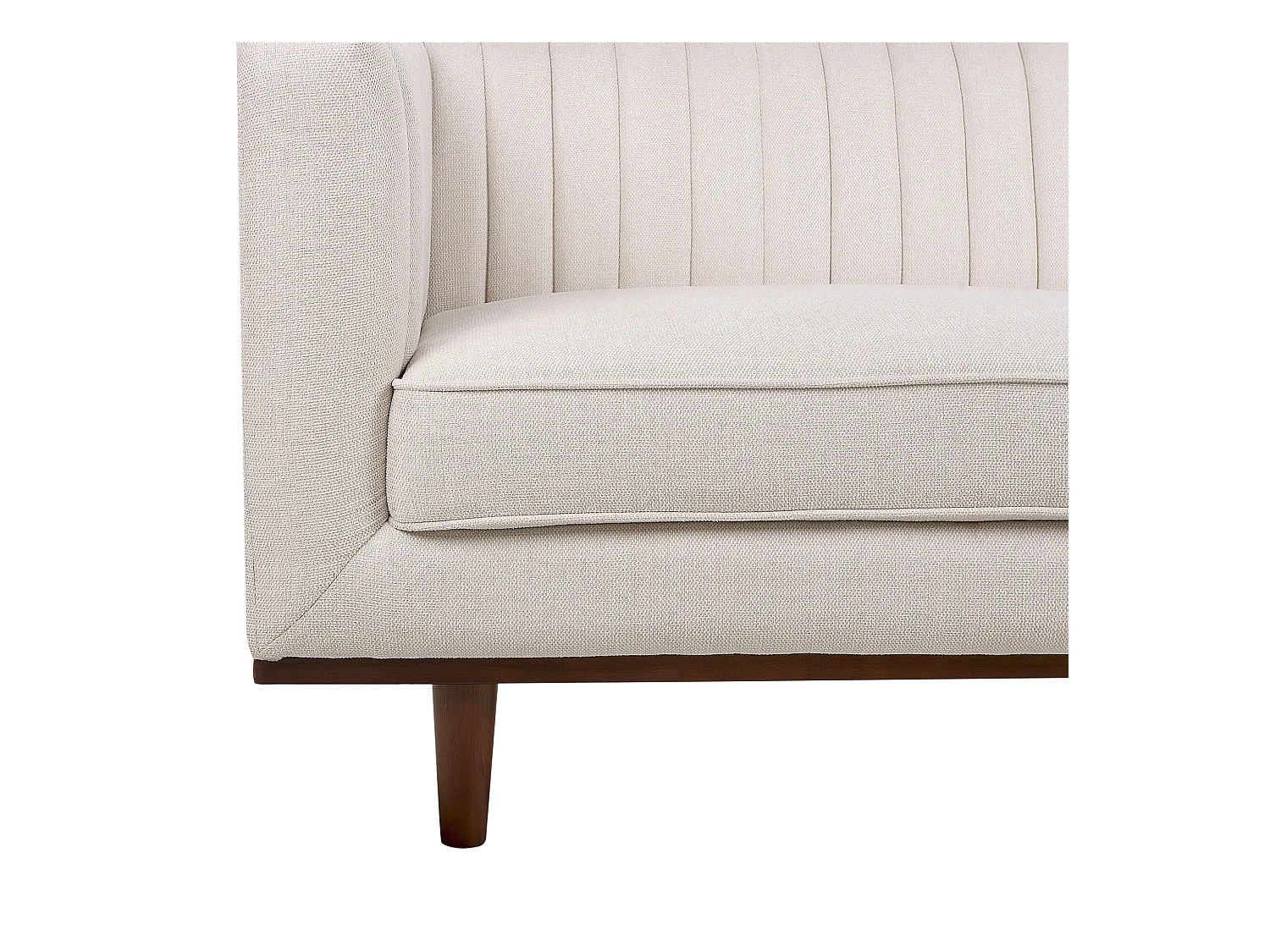 Canapé 3 places SKAULE Tissu Beige