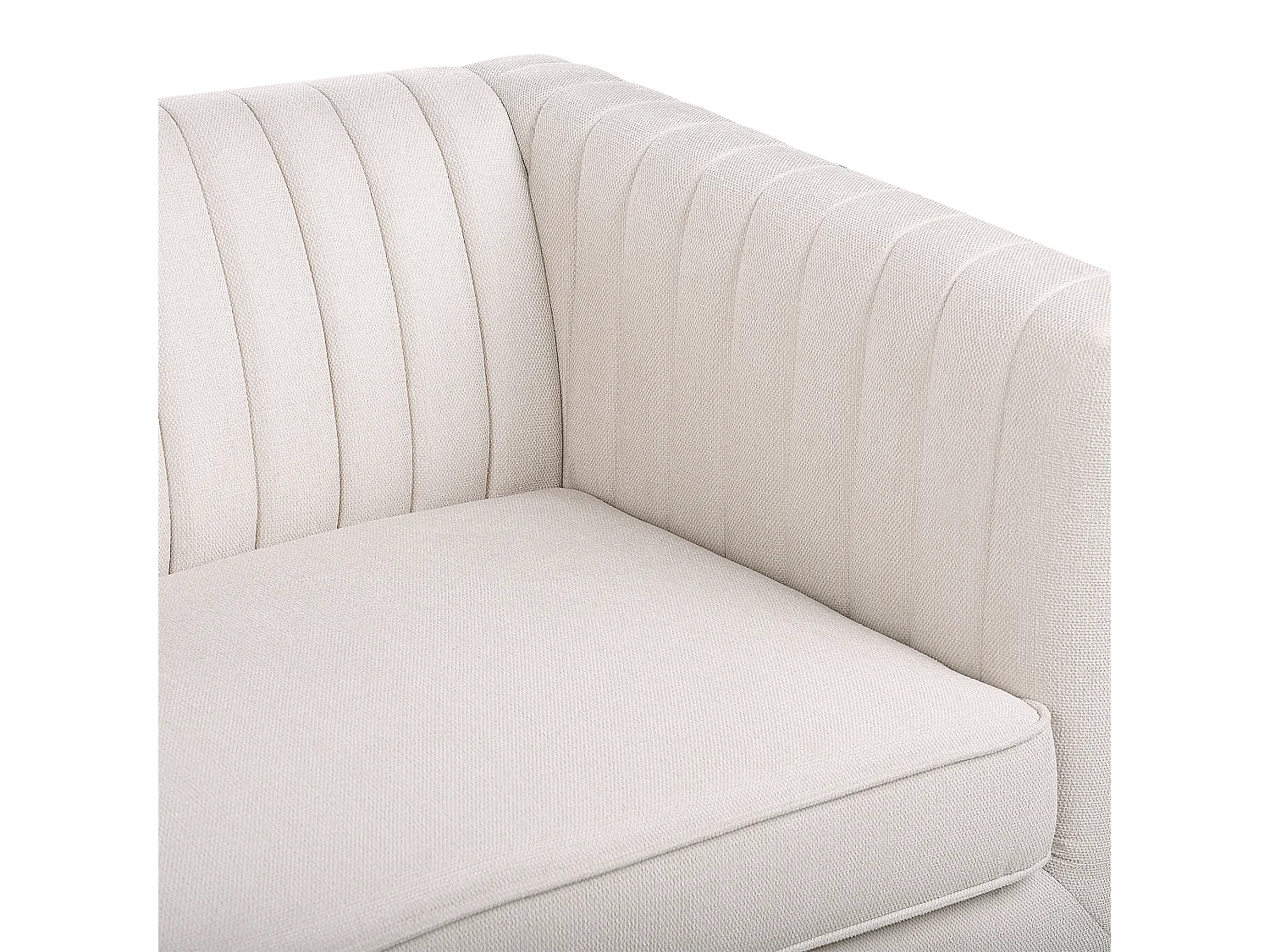 Bank SKAULE Stof Beige 3-zitter