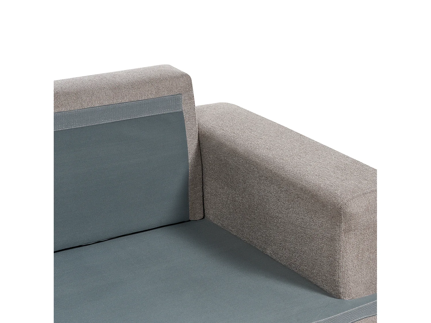 Sofa ALLA Beżowoszary dla 3 osób