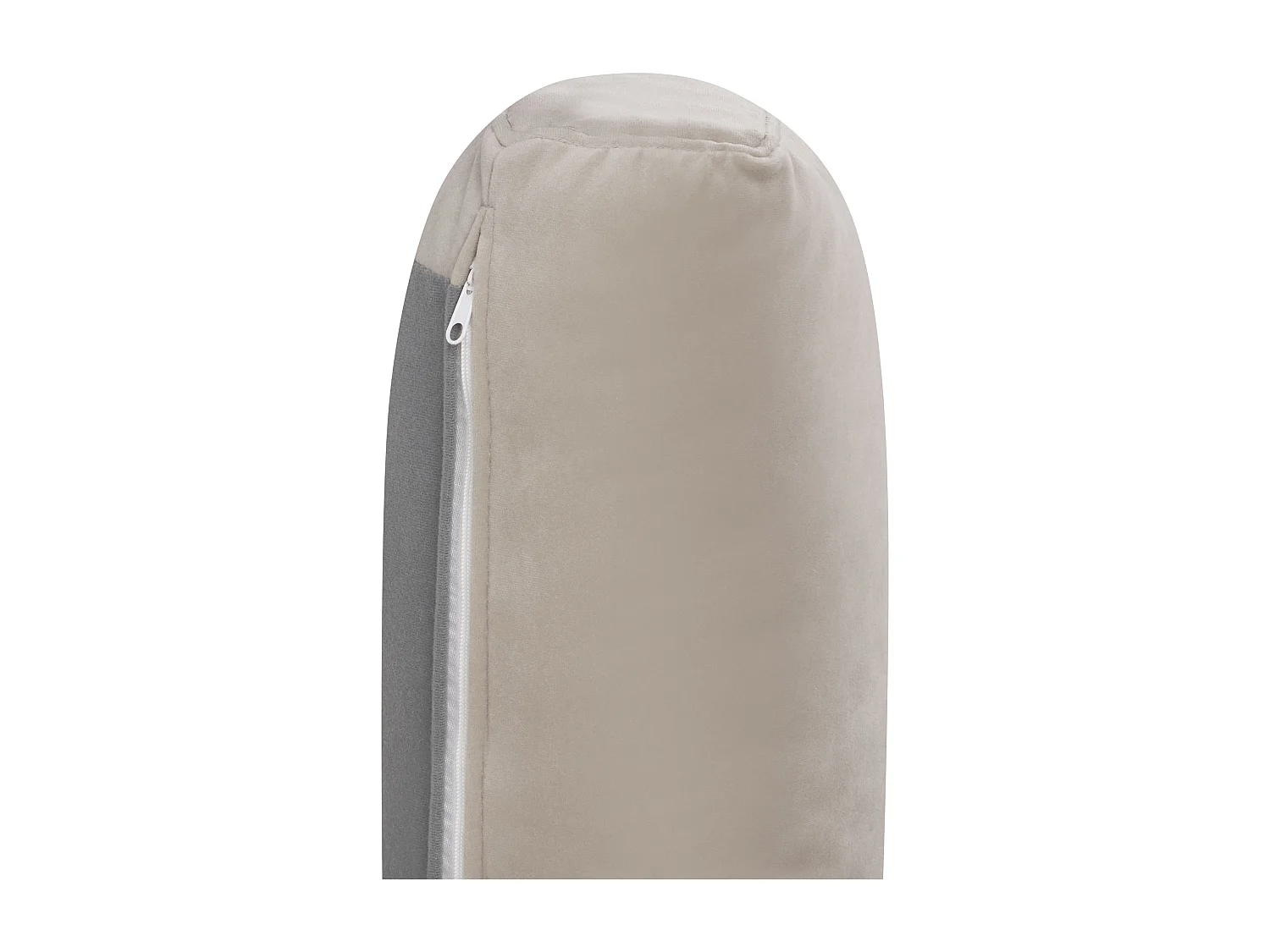 Sofá MAUNU Veludo Taupe 3 lugares