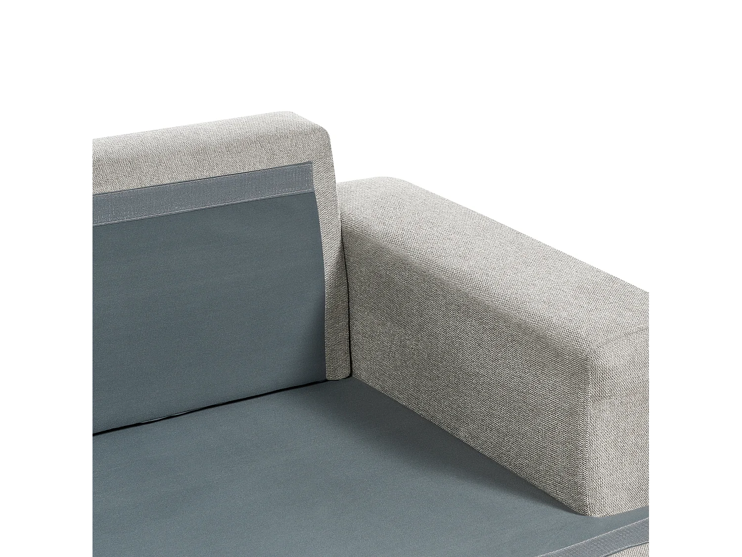 Sofa ALLA Jasnoszary dla 3 osób