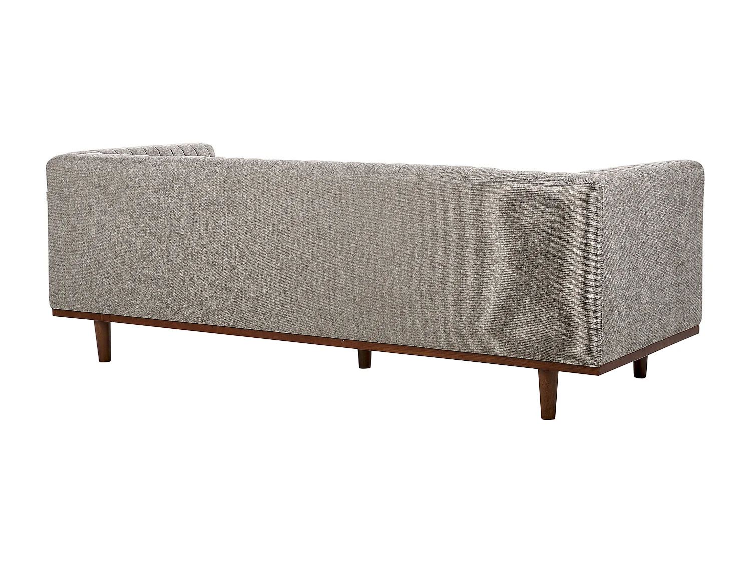 Canapé 3 places SKAULE Tissu Marron clair