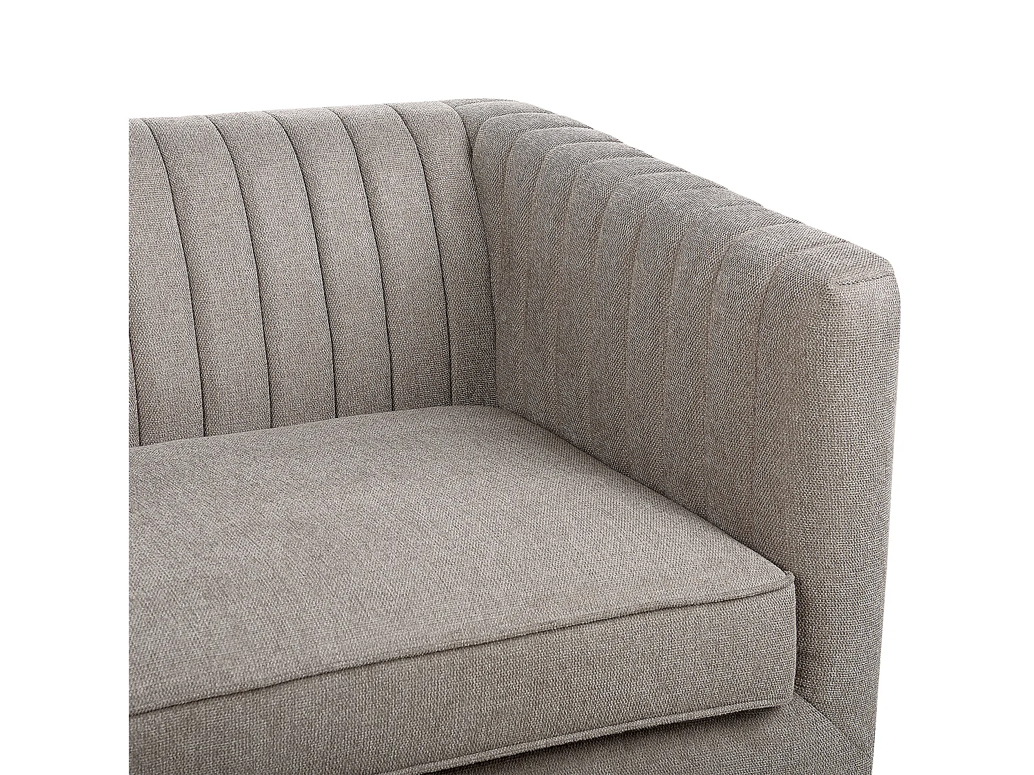 Canapé 3 places SKAULE Tissu Marron clair