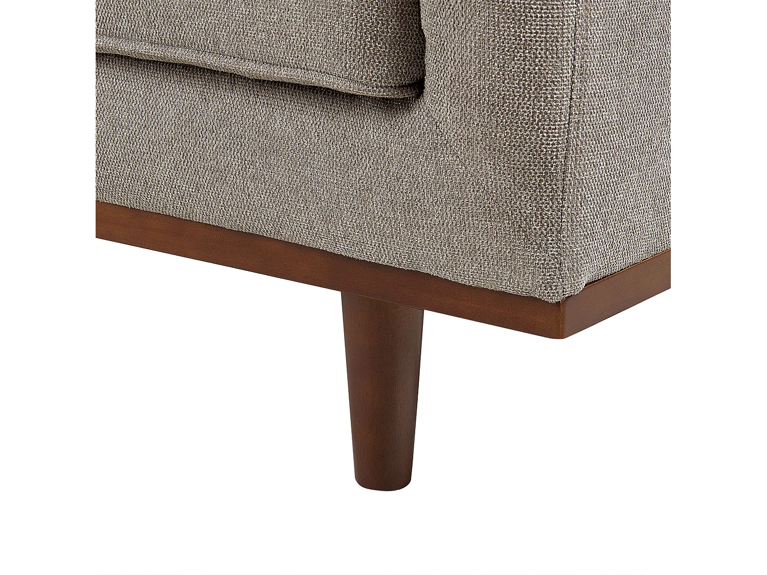 Canapé 3 places SKAULE Tissu Marron clair