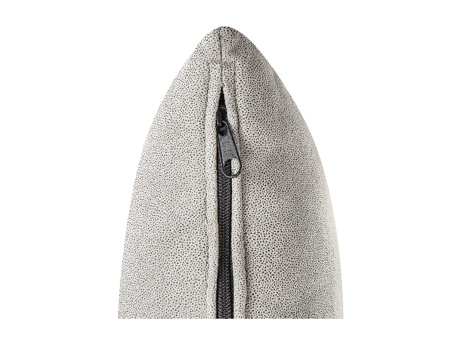 Linkszijdige chaise longue LATTES Fluweel Taupe