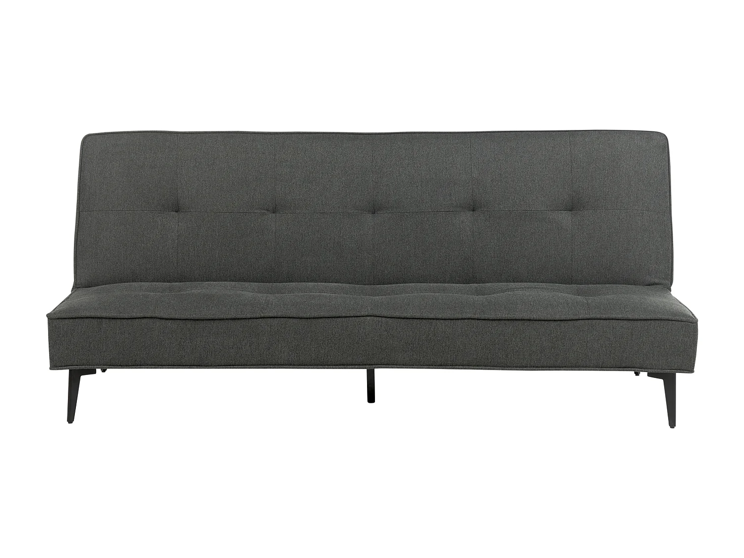 Schlafsofa ESSVIK Stoff Dunkelgrau 3-Sitzer