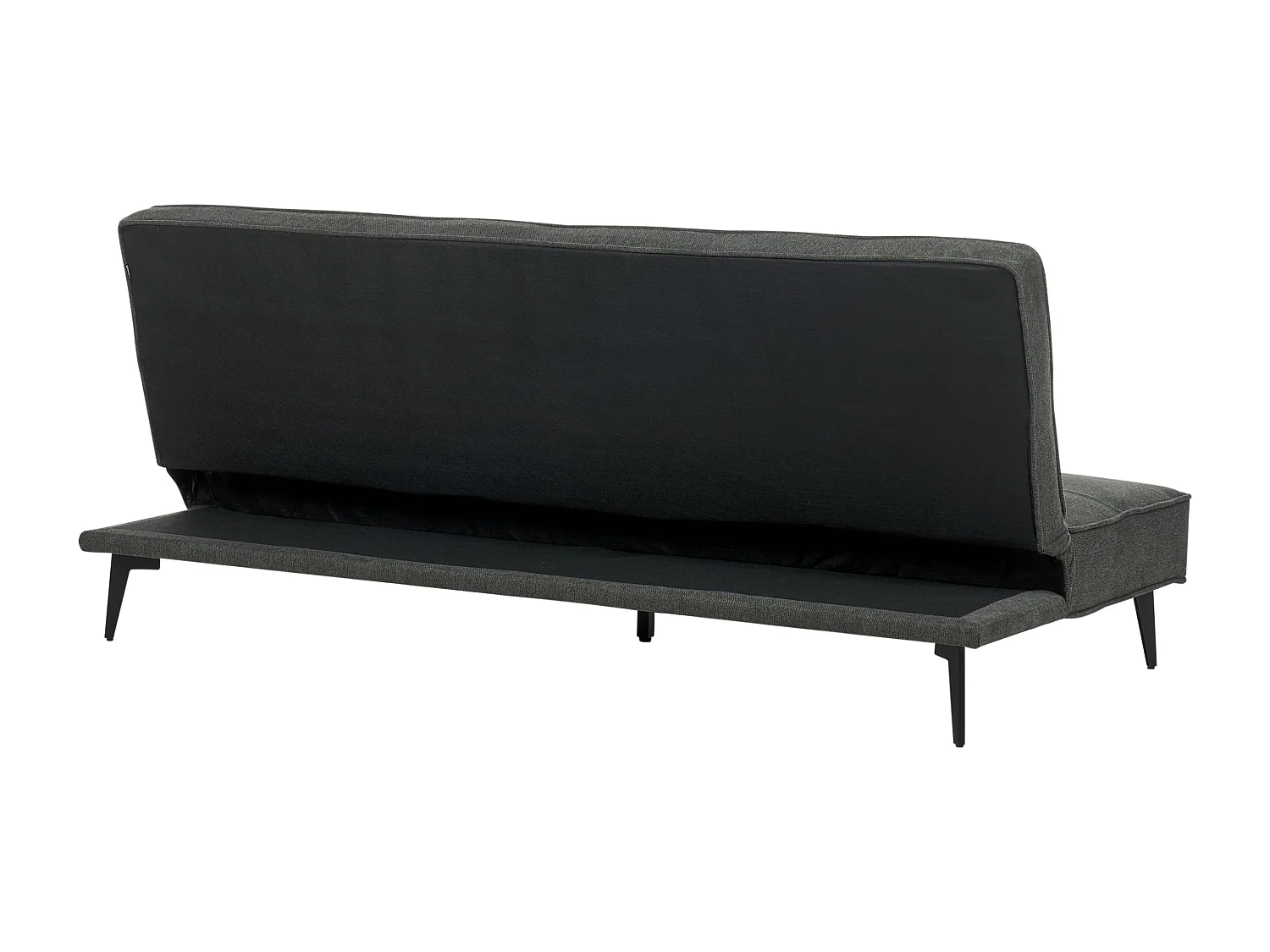 Schlafsofa ESSVIK Stoff Dunkelgrau 3-Sitzer