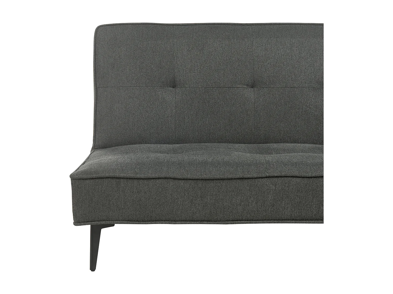 Schlafsofa ESSVIK Stoff Dunkelgrau 3-Sitzer