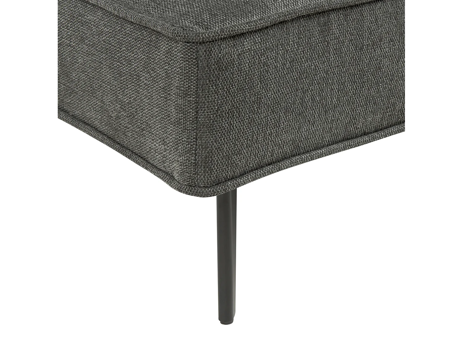 Canapé-lit 3 places ESSVIK Tissu Gris foncé