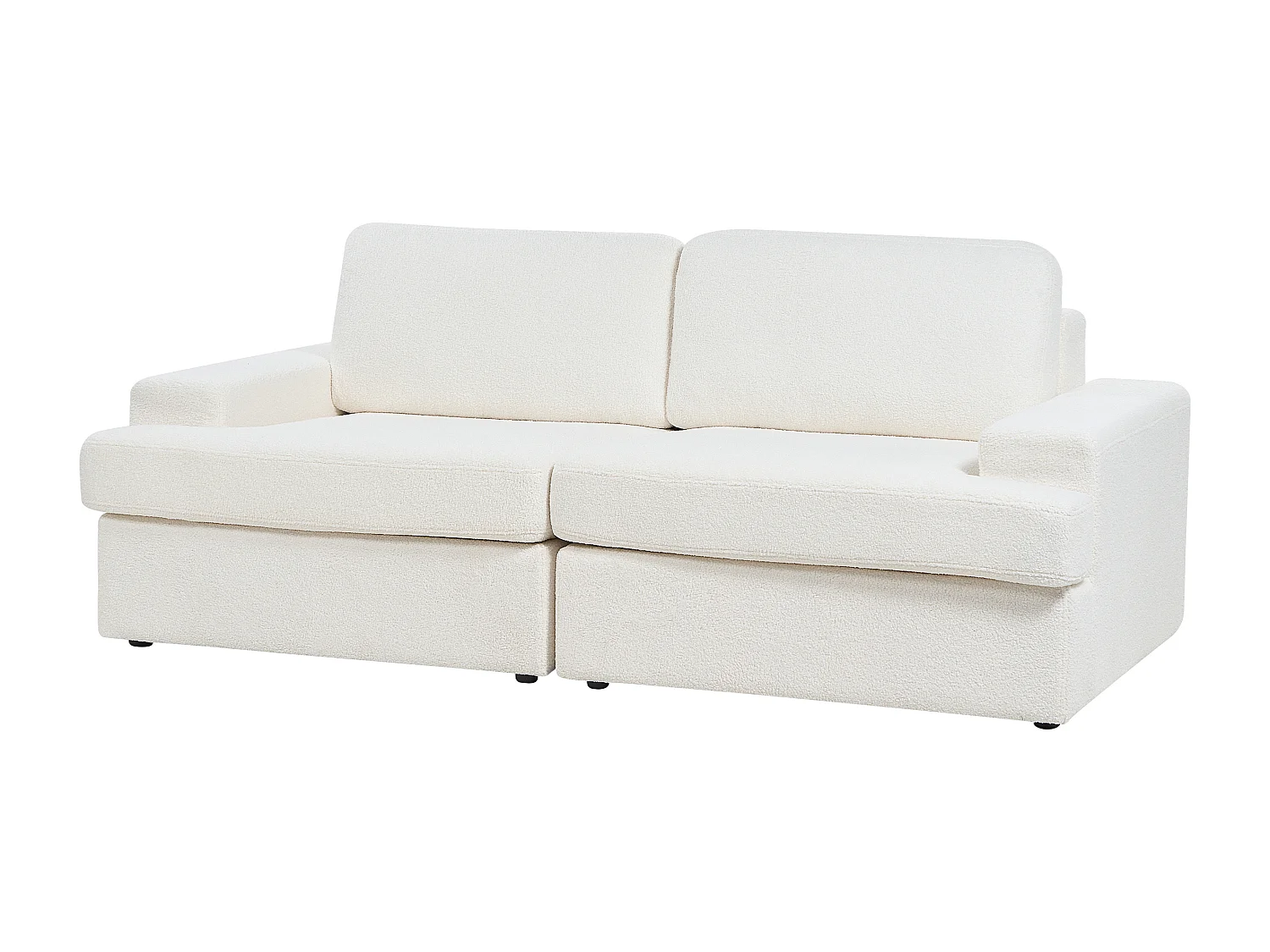 Sofa ALLA Bouclé Cremeweiss 3-Sitzer
