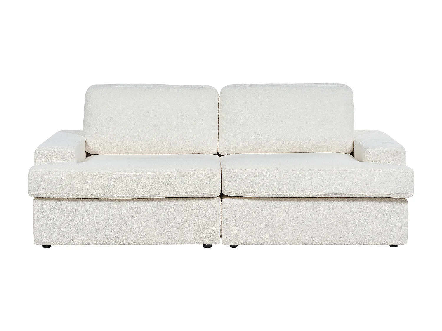 Sofa ALLA Bouclé Cremeweiss 3-Sitzer