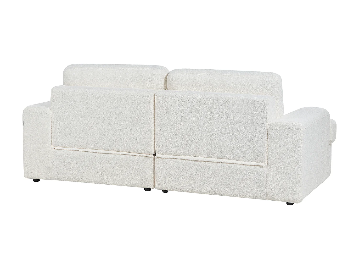 Sofa ALLA Bouclé Cremeweiss 3-Sitzer