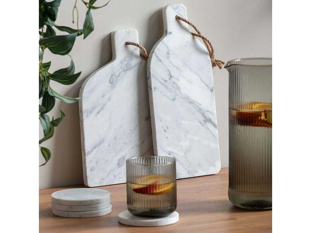 Planche de service en marbre Pure 28 x 20 cm