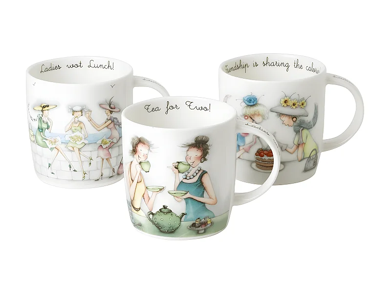 Mug 38 cl Tea time (lot de 3)