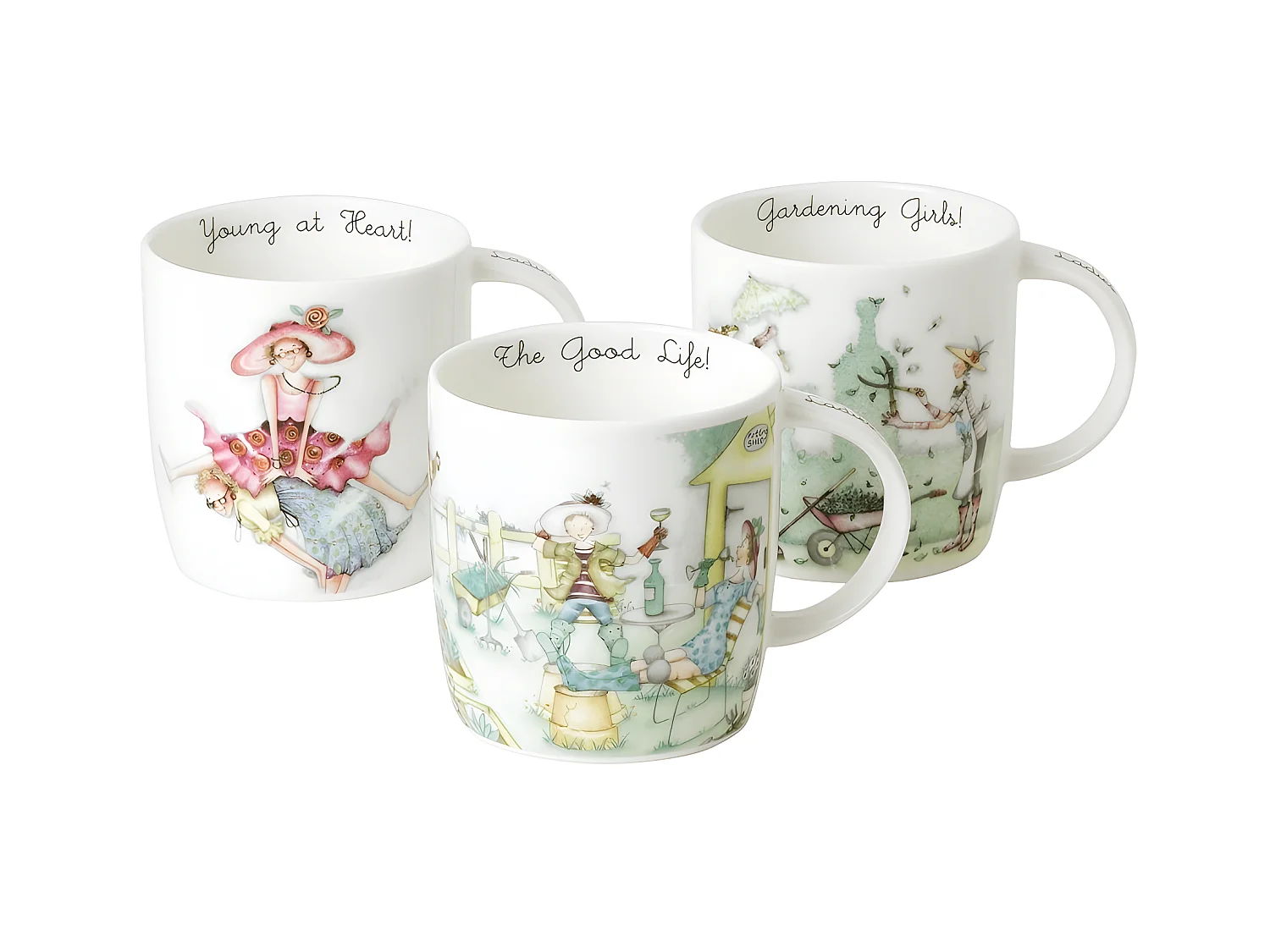 Mug 38 cl Joie de vivre (lot de 3)