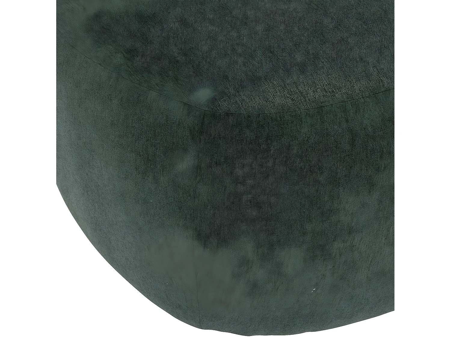 Fauteuil chauffeuse tissu chiné Vert Cèdre