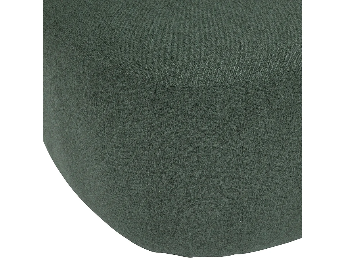 Fauteuil chauffeuse tissu chiné Vert Cèdre