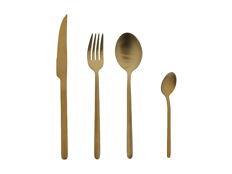 Ménagère 16 pièces Anuradha Doré