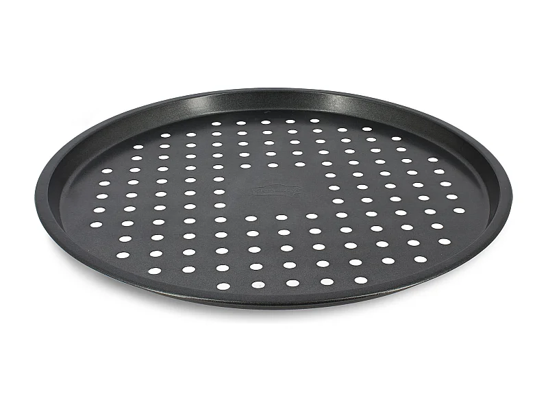 Menastyl - Plaque A Pizza  Amandine 33,5cm En Inox Revetu Gris Anthracite