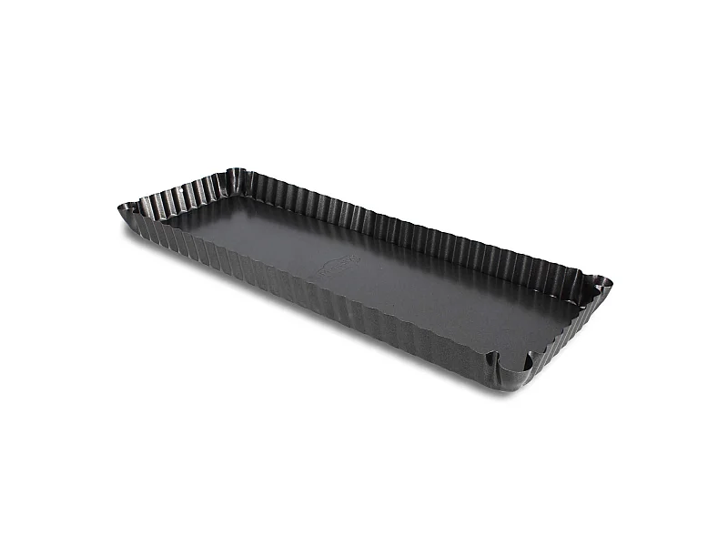 Menastyl - Moule A Tarte Rectangulaire En Acier Carbone Amandine