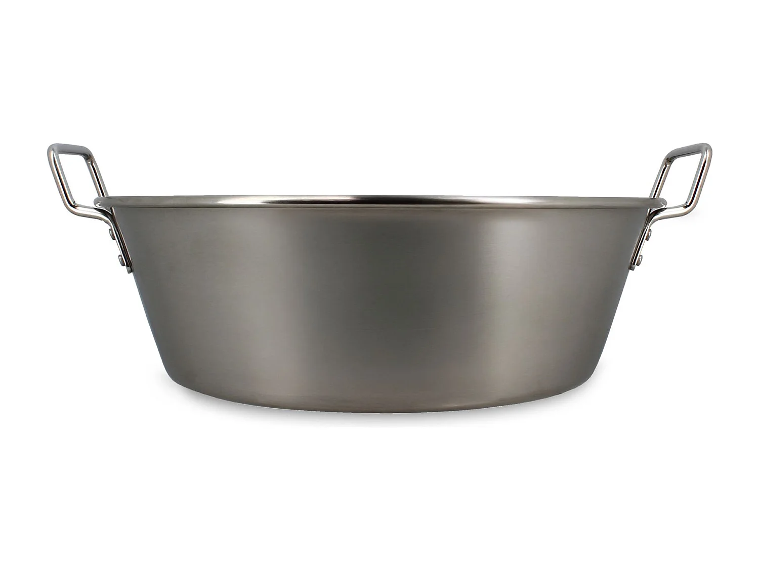 Menastyl - Bassine D41cm En Acier Inoxydable Avec Poignées