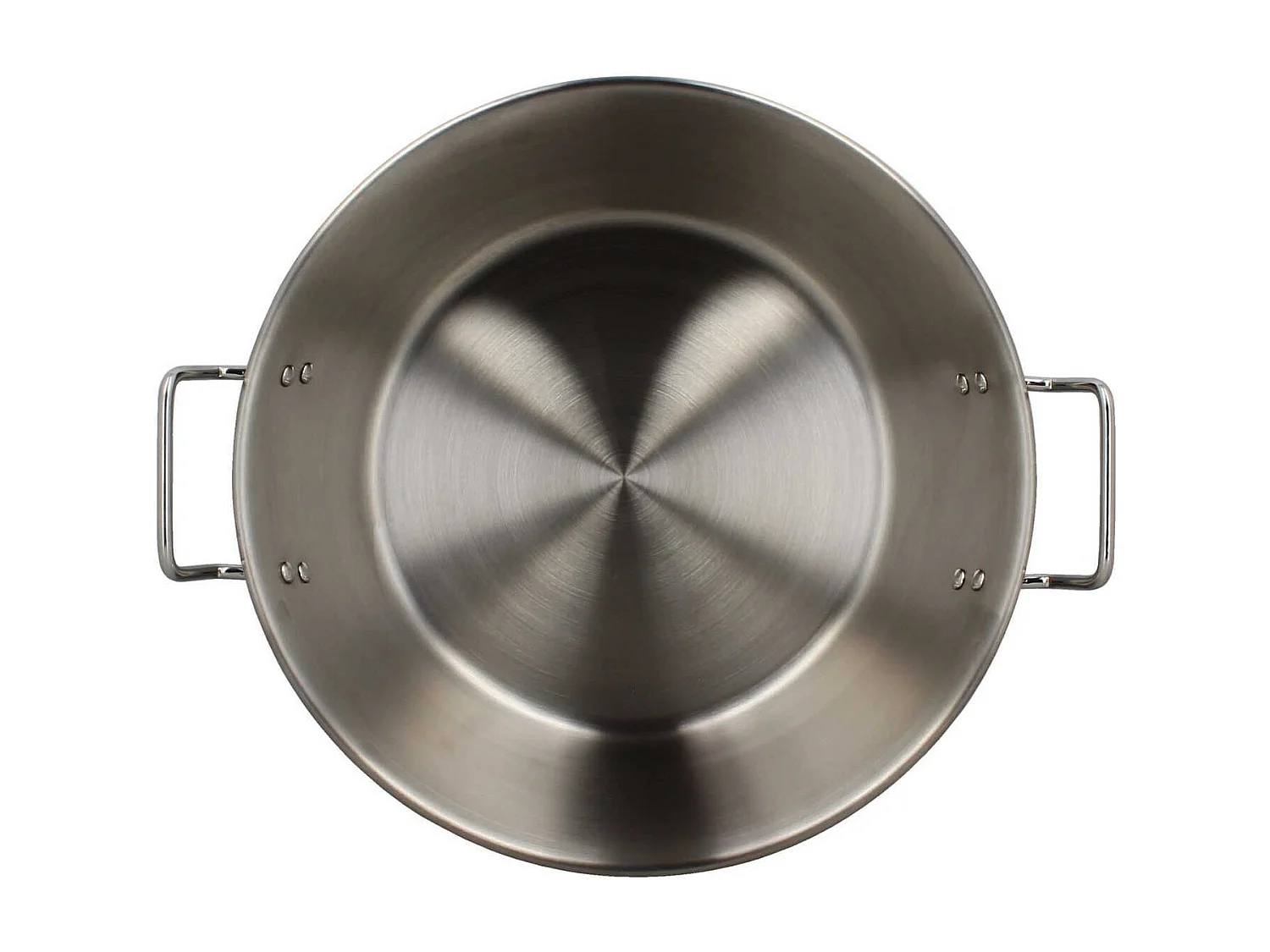 Menastyl - Bassine D41cm En Acier Inoxydable Avec Poignées