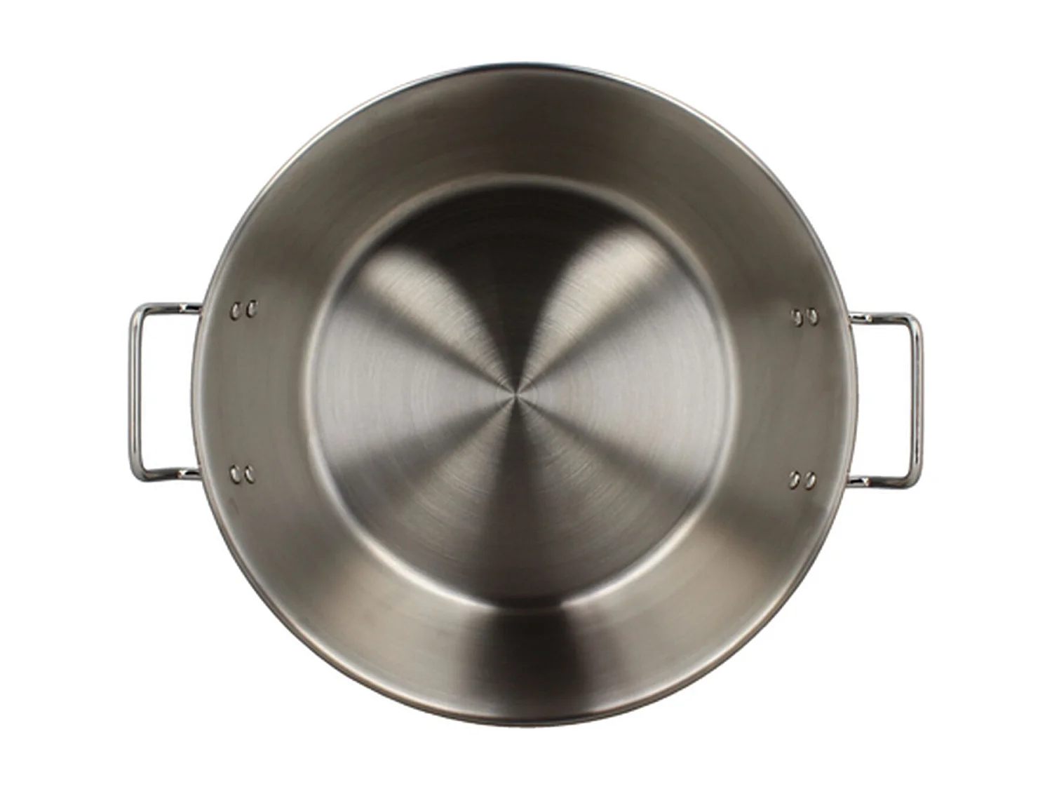 Menastyl - Bassine D41cm En Acier Inoxydable Avec Poignées