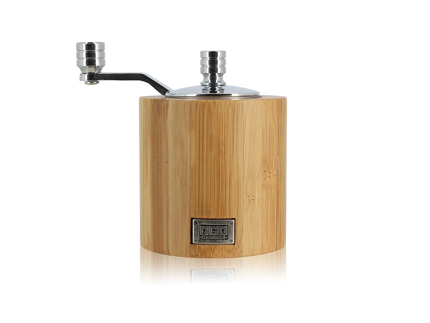 Moulin à Poivre Manivelle OGO LIVING – Inox 9cm, Style Vintage