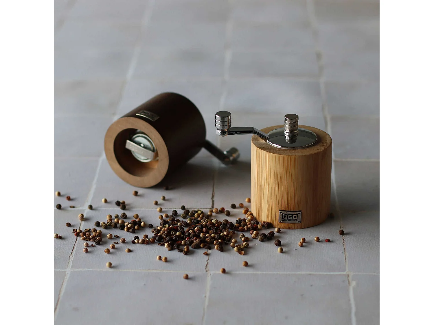 Ogo Living - Moulin A Poivre A Manivelle Inox 9cm