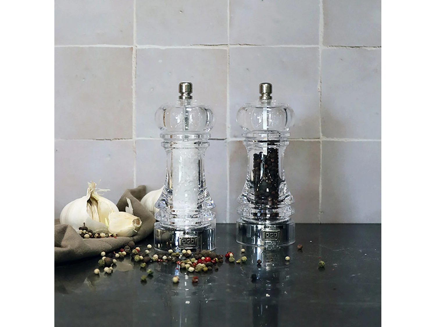 Ogo Living - Moulin A Poivre Classic Azel Acrylique 15 Cm