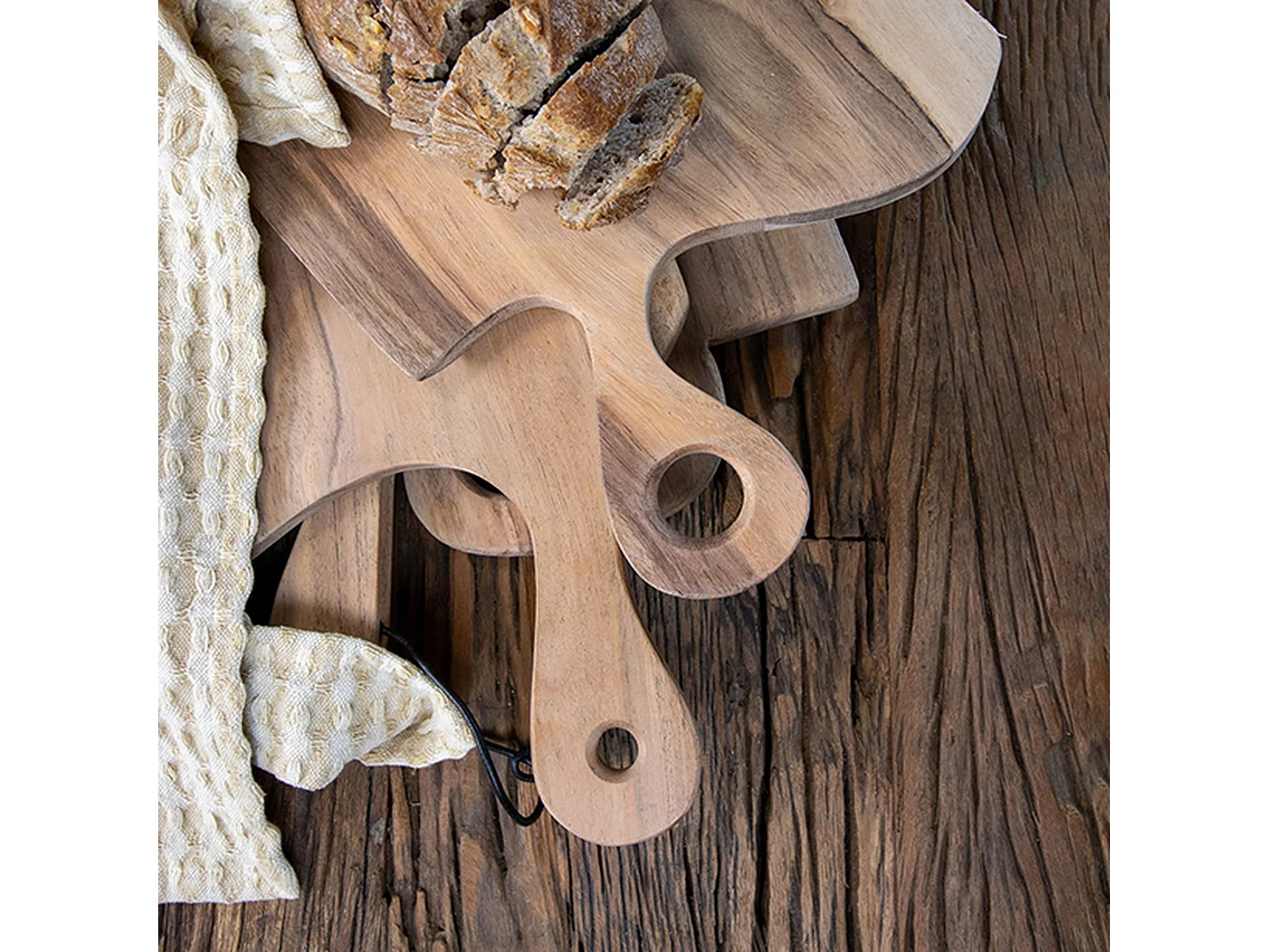 Novastyl - Planche A Decouper Wood En Bois D'acacia 55x24cm