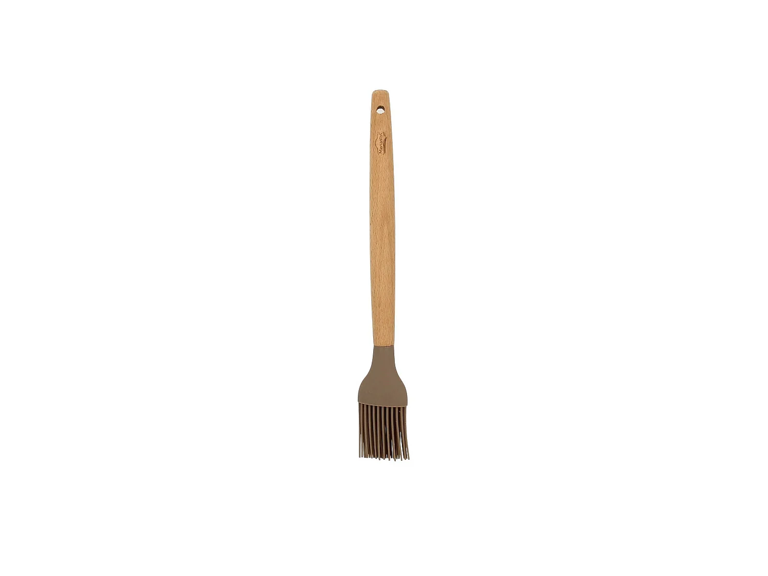 Menastyl - Pinceau Eliott En Silicone Avec Manche En Bois De Hetre