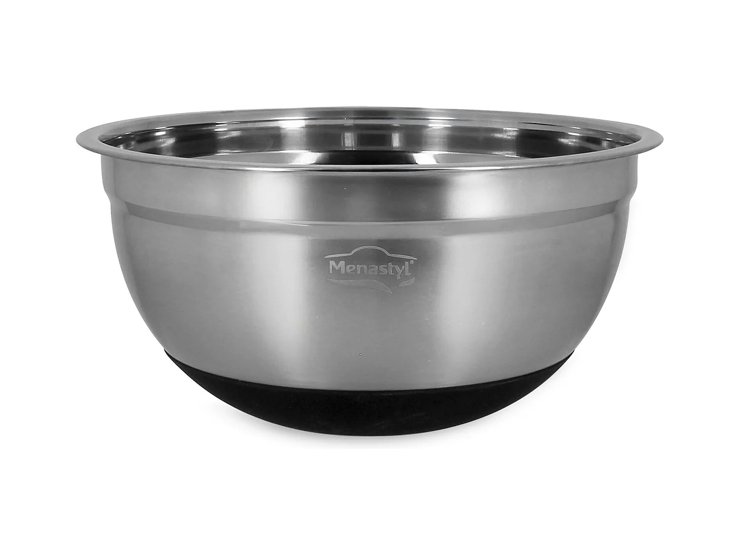Menastyl - Bol A Melanger En Acier Inoxydable 22cm 2.5l Anti Derapant