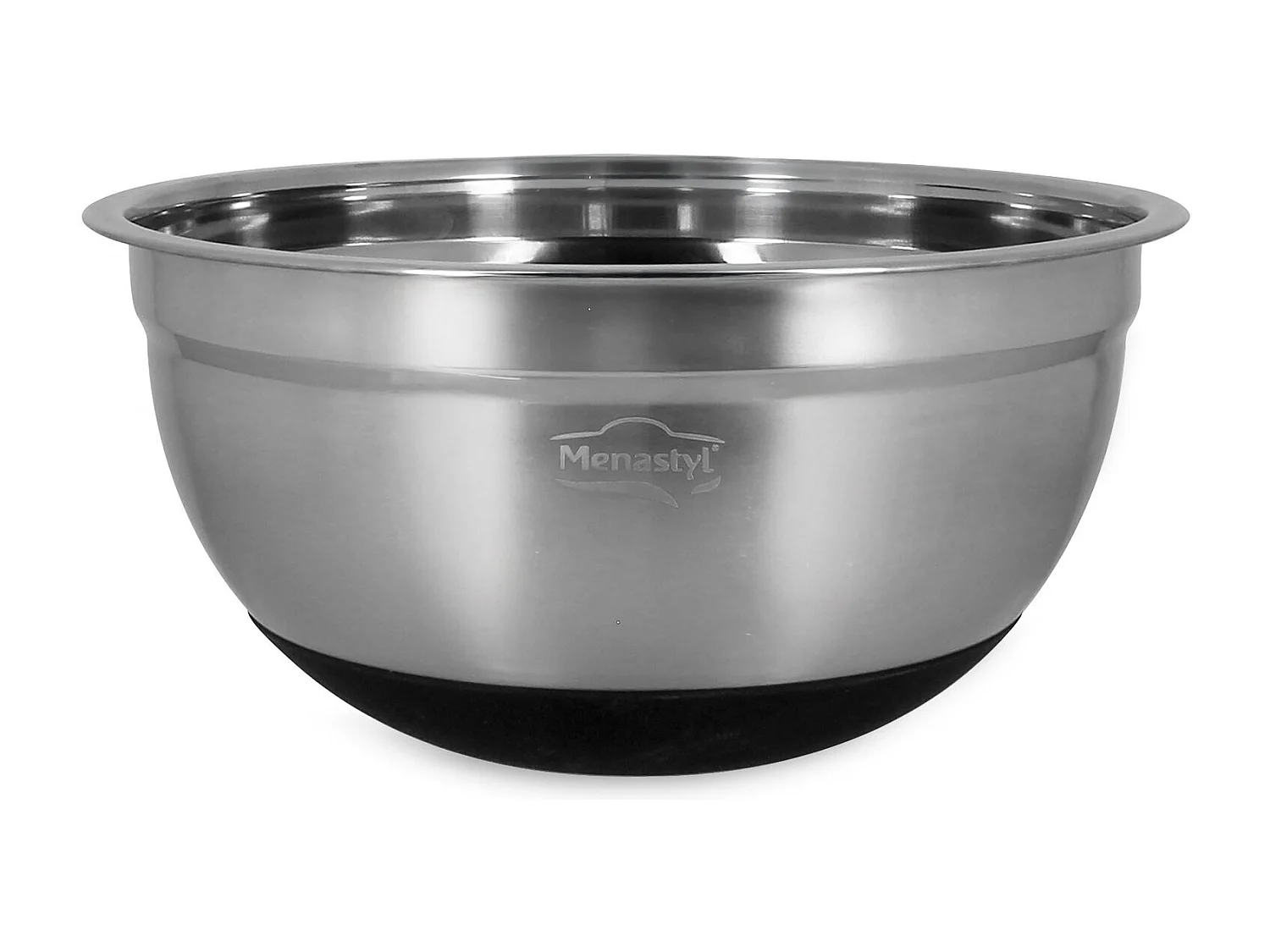 Menastyl - Bol A Melanger En Acier Inoxydable 22cm 2.5l Anti Derapant
