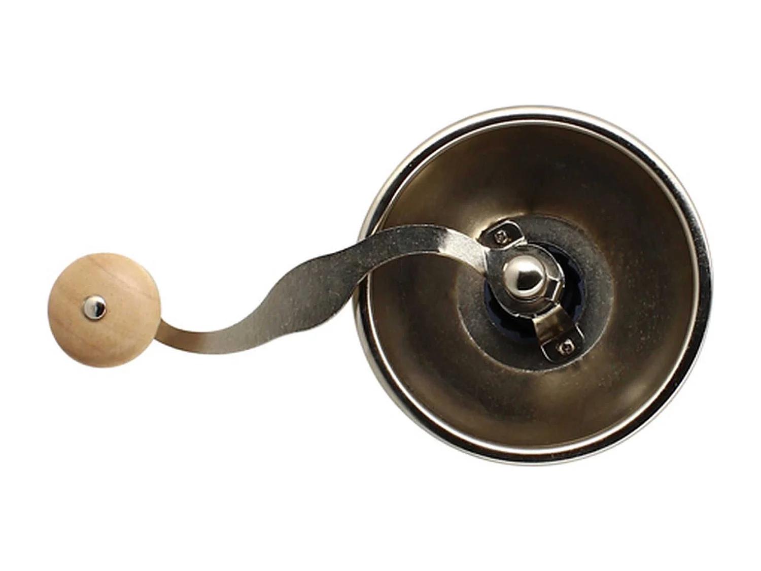 Ogo Living - Moulin A Cafe Manivelle Auguste En Bois D'hevea